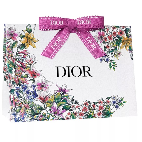 Dior Handbags - Dior Paper Gift Shopping Bag Floral Limited Edition 2023 NEW 10x7